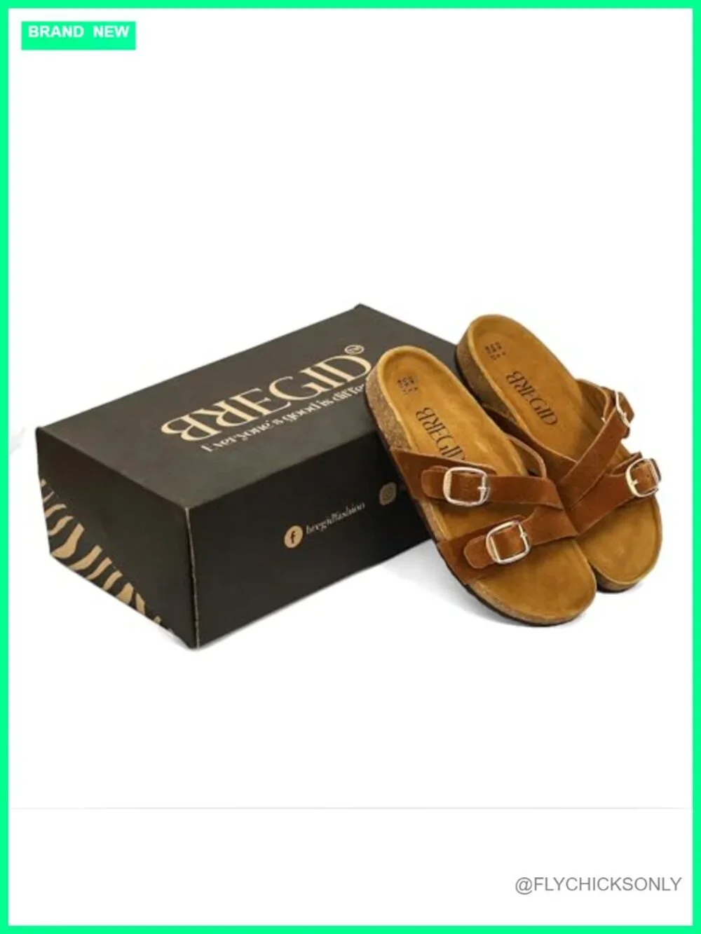 Genuine Leather Cork Footbed Sandals with Arch Support and Cross Strap